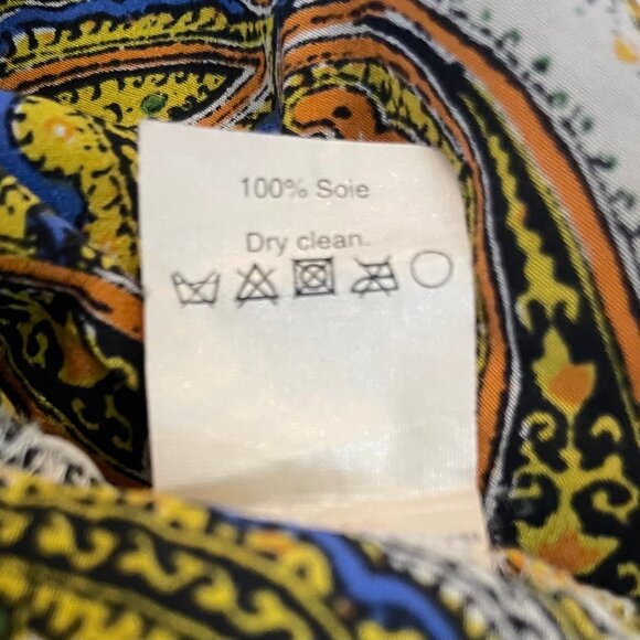 Madewell x Broadway & Broome 100% Silk Paisley Blouse - Size S - Picture 3 of 3